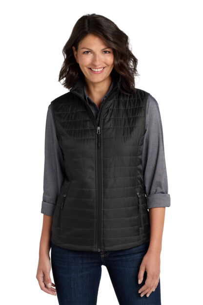 Port Authority® Ladies Packable Puffy Vest
